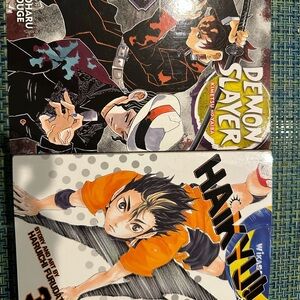 Demon Slayer and Haikyuu Manga Set /NWT